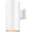 Applique murale ou applique murale en aluminium blanc à 1 lumière intégrée pour l'intérieur ou l'extérieur-1153968134