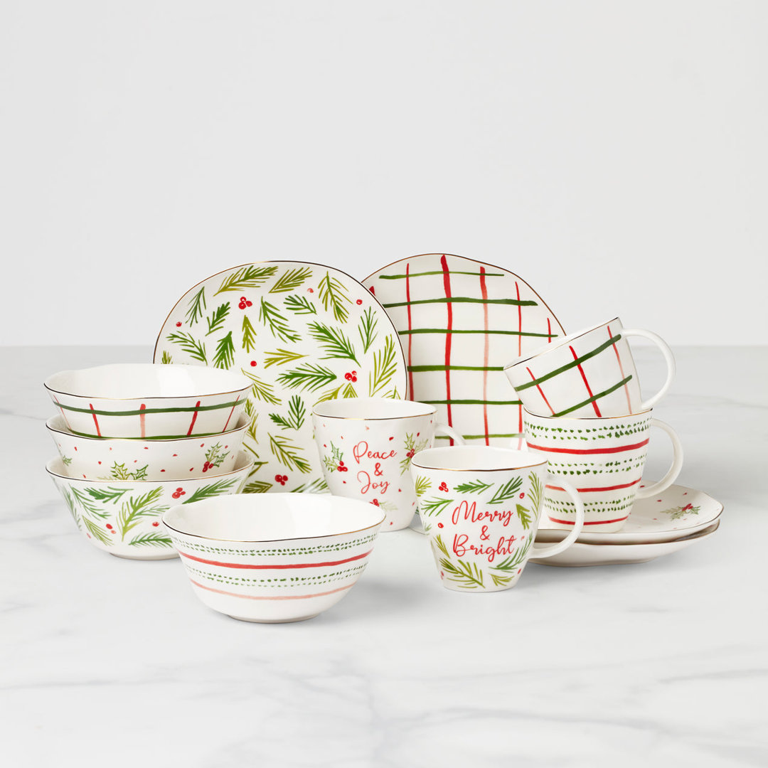 Bayberry 12-Piece Dessert Set Lenox
