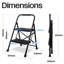 2 - Step Steel Folding Step Ladder