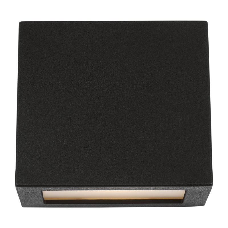 Kakudo LED Outdoor Wall Lantern, 4.625" H x 5" W x 3.5" D