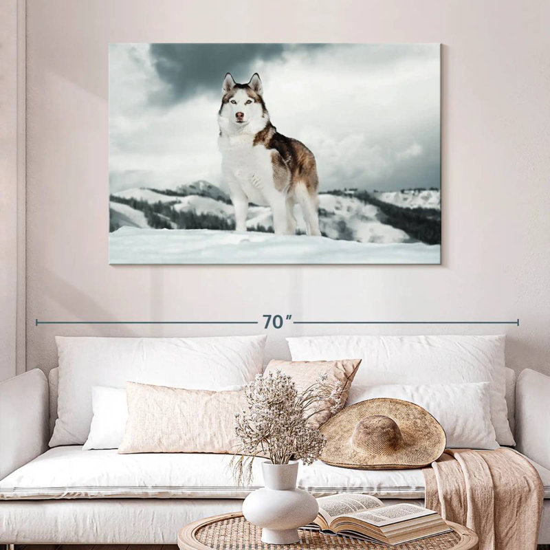 Majestic sibérien Husky, H 32 po x l 48 po