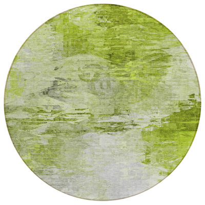 Khloei Washable Abstract Indoor / Outdoor Rug