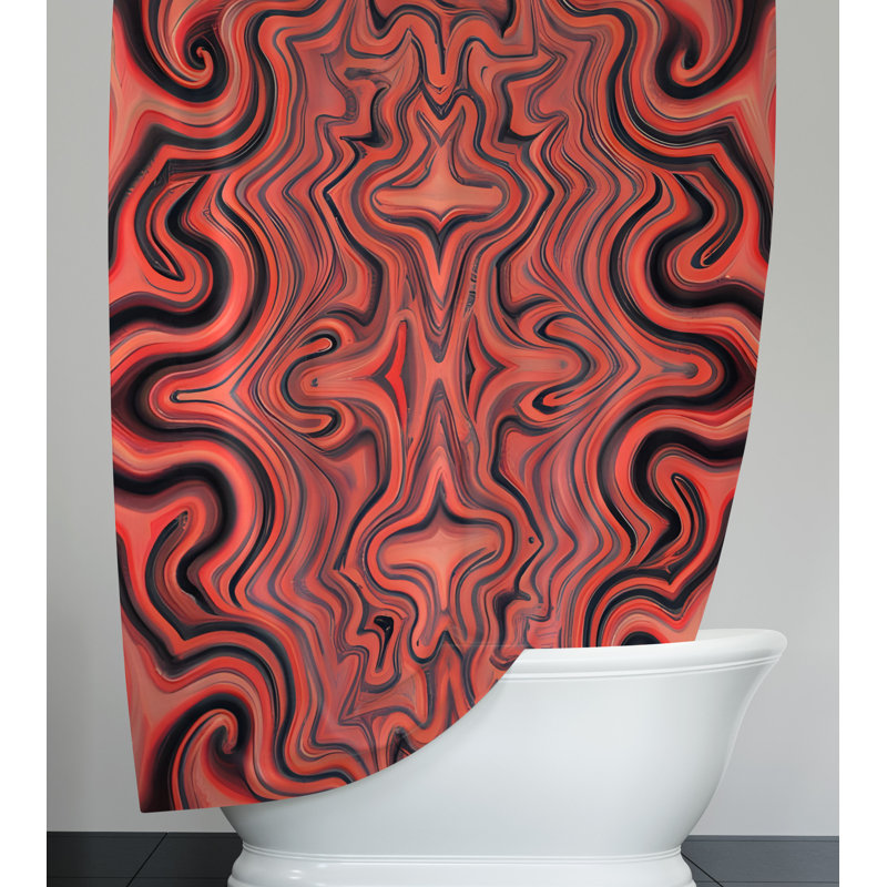 Abstract Shower Curtain
