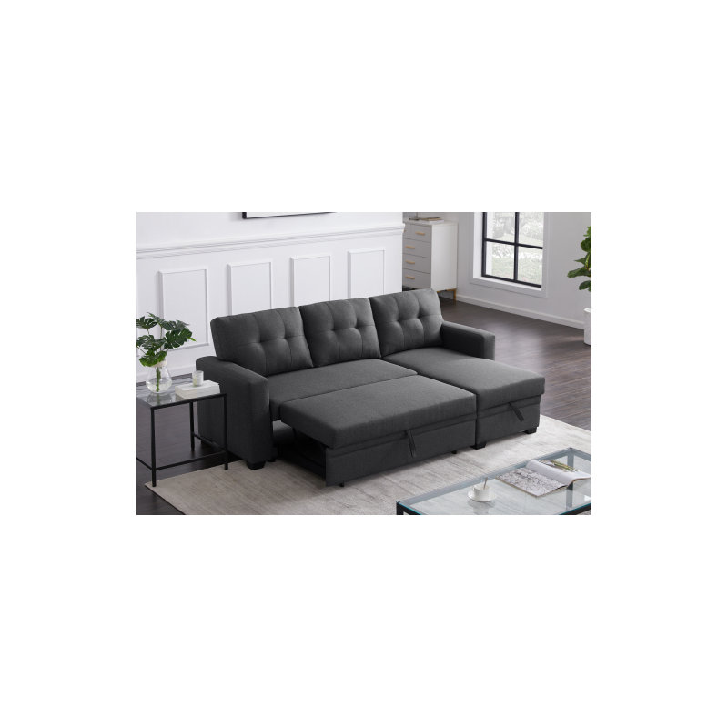 Canapé modulaire rembourré avec méridienne
