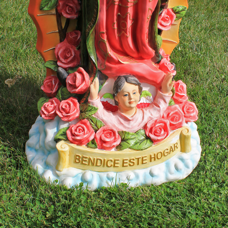 Statue religieuse La Vierge de Guadalupe