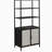 Kenneth Black 3-shelf Radio Weave Accent Cabinet-1759823486