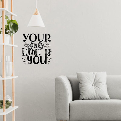 Text & Numbers Non-Wall Damaging Wall Decal
