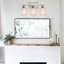 Applique murale de style campagne moderne à 3 lumières en nickel brossé avec abat-jour en verre blanc laiteux-129077020