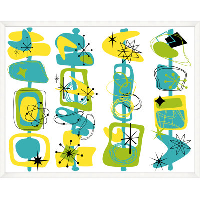 Retro Totem Collection Print by Christopher Kennedy