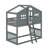 Twin Over Twin House Bunk Bed With Ladder-1752112713