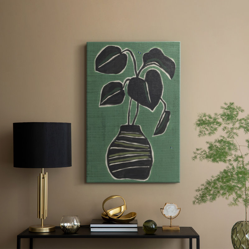 Palmier en pot Jade II - galerie Cavas sur mesure, H 27 po x l 18 po