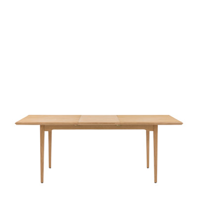Extendable Solid Wood Top Dining Table
