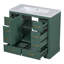 Base de meuble-lavabo 36 po avec lavabo-100077469