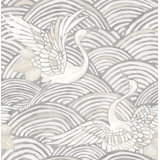 Navarres Stripe Faux Linen Wallpaper