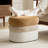 25" Chenille Ottoman For Foot Rest-1490817481