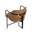 JALEN Upholstered Stool with Metal Frame-746359558