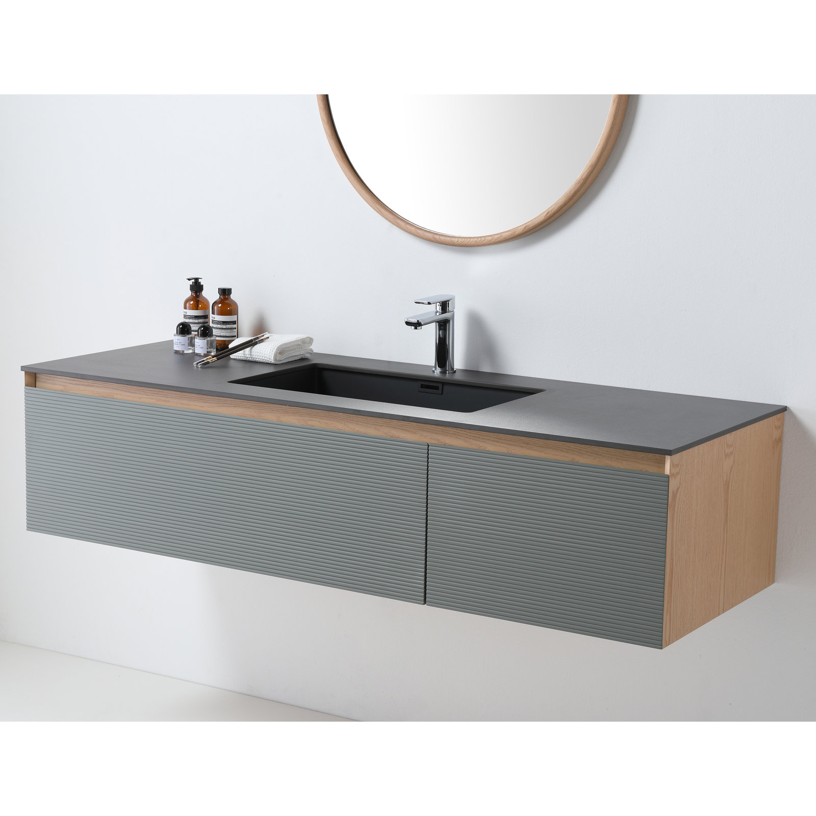 Diella 48'' Single Bathroom Vanity, Sage Green