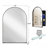 Arched Recessed Medicine Cabinet Mirror-114309790