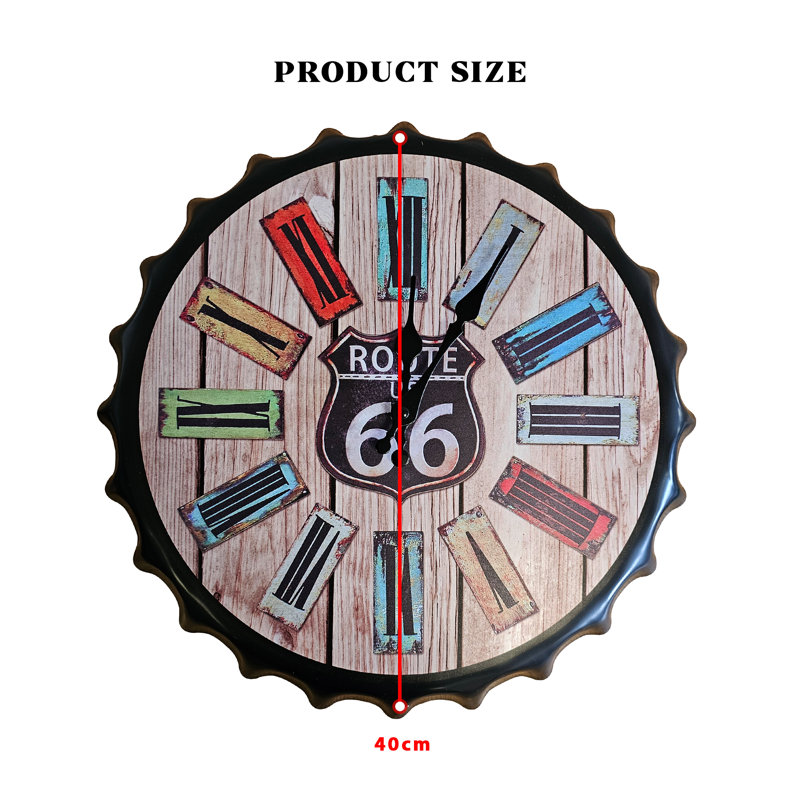 Amena Metal Wall Clock