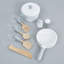 Kids Wooden Retro Play Kitchen Set