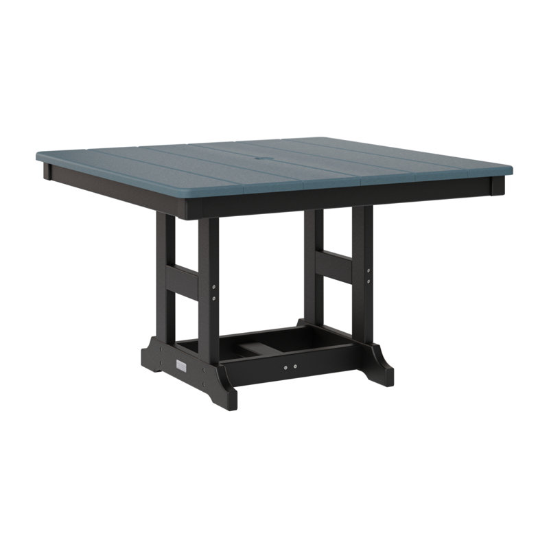 Table carrée berlinoise pour enfants 33 po Berlin, Ardoise, Noir