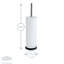 Harbour Housewares Mismatched Bathroom Bin & Brush Set-1646478174