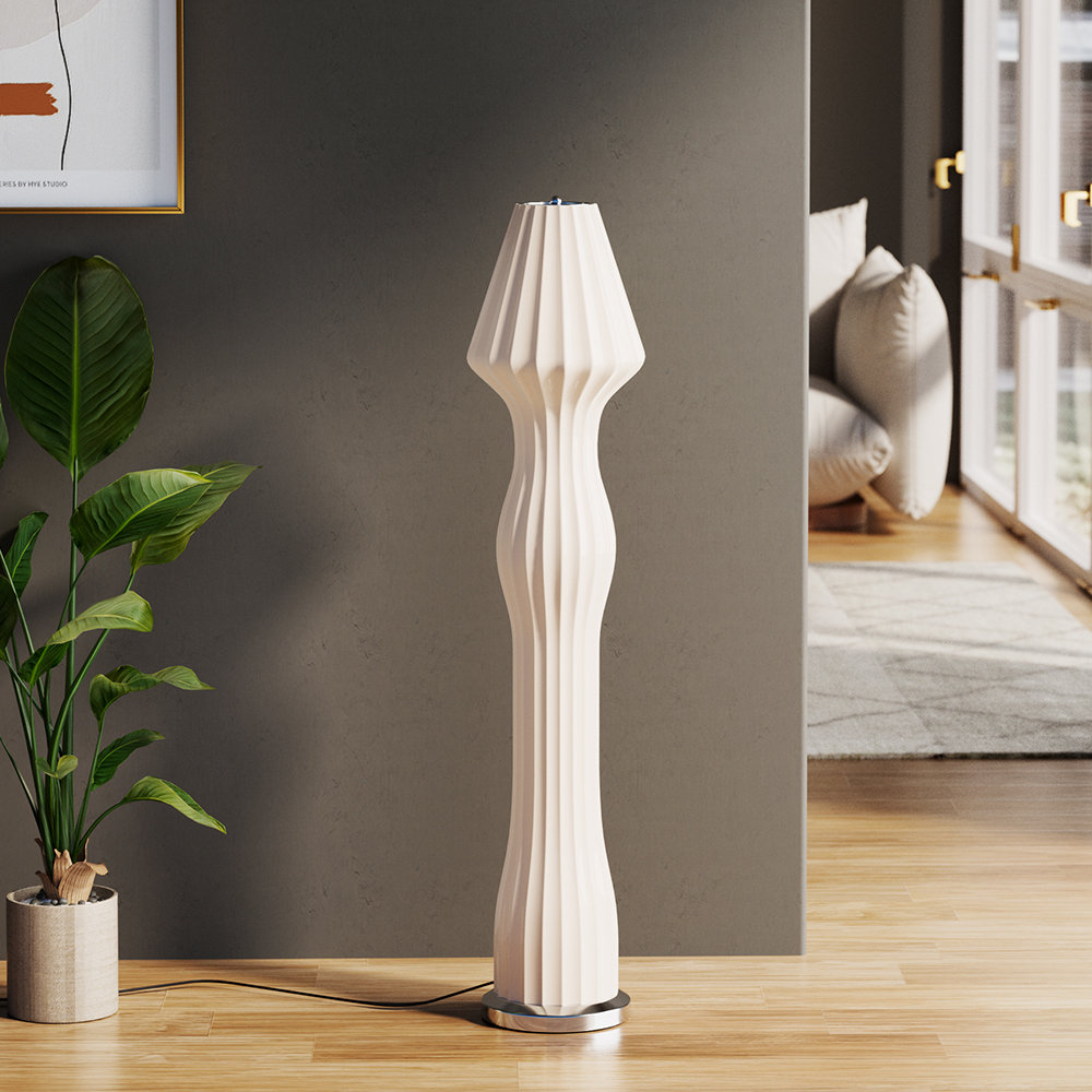 Aukusti 104Cm Chrome Novelty Floor Lamp