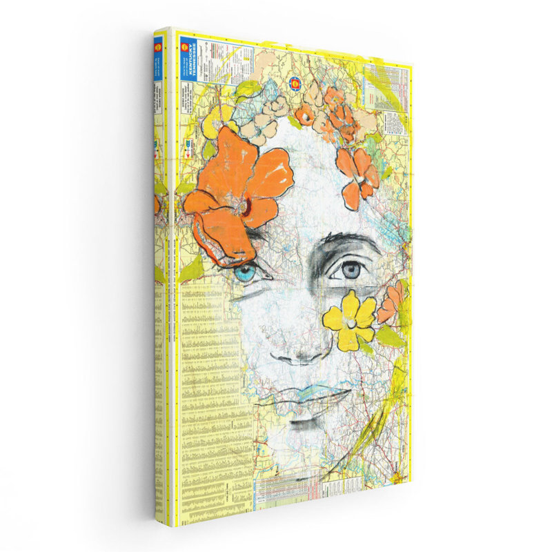 «Travel Beauty II», reproduction d'art sur toile, H 24 po x l 16 po