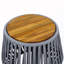 Table d'appoint d'extérieur avec corde