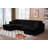 4 Seat U Sectional Couch, 110'' W Corduroy Sofa With Double Chaises-107231871