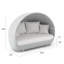 Lagoon Twin Metal Daybed with Mattress
