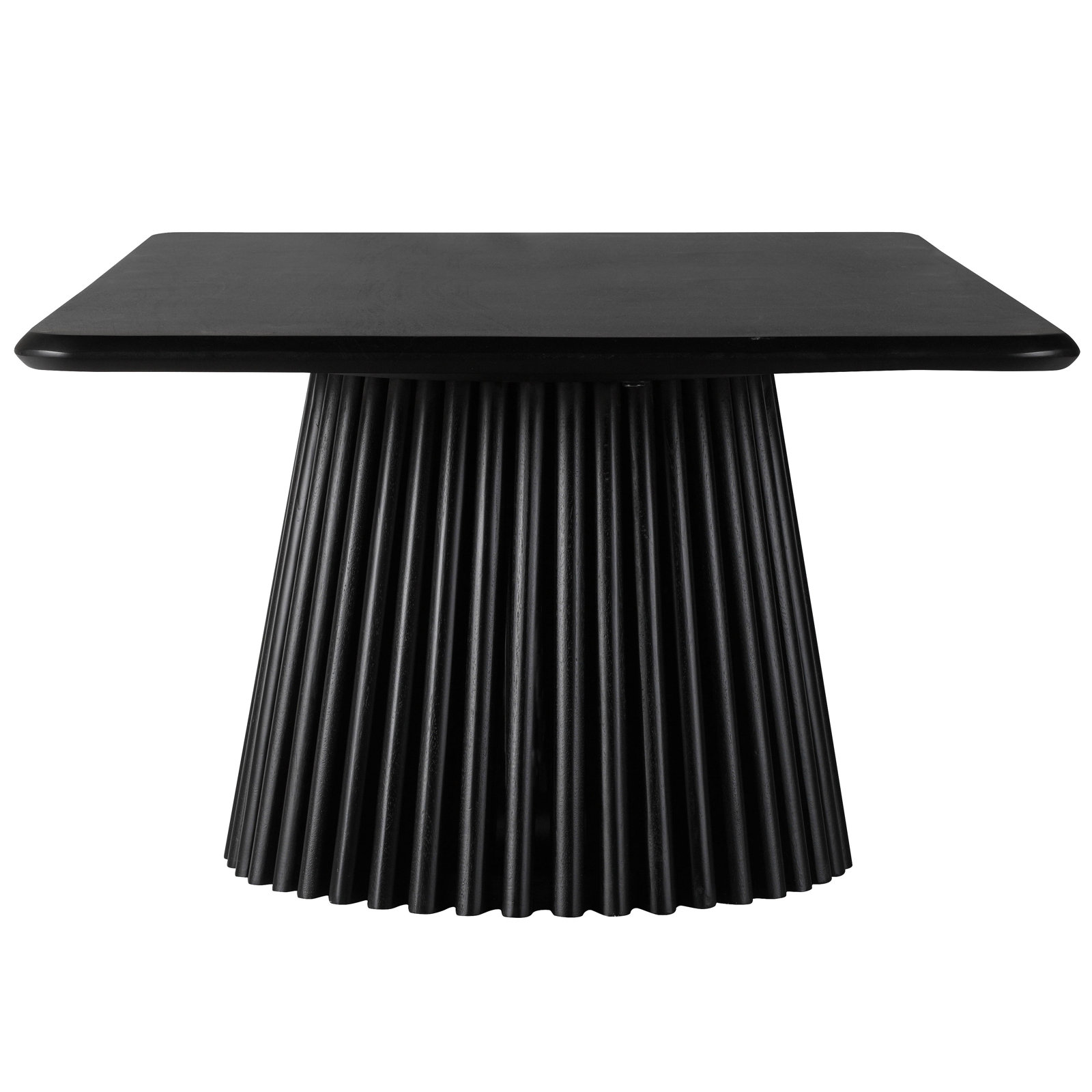 Roanne Solid Wood Single Coffee Table, Black