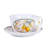 Lemon Collection Tea/coffee Cup And Saucer In Gift Box
