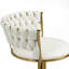 Tabourets de bar réglables en cuir PU de style moderne et chic pour la cuisine et la salle à manger