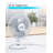BLACK+DECKER Desk Fan for Home and Office, 12” Fan with 3 Speed Settings, Oscillating Portable Fan