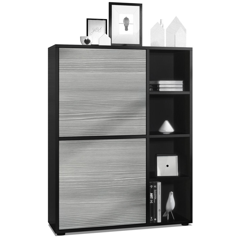 Mccafferty 79cm Sideboard, Black Matt/Avola Anthracite