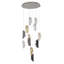 Lustre en verre 12 lumières Transitional -1596796075