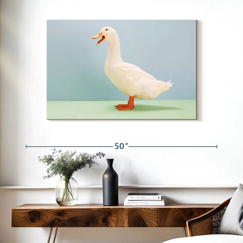 White Duck, 26" H x 39" W