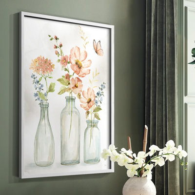 Summer Trio II, reproduction encadrée - bois massif