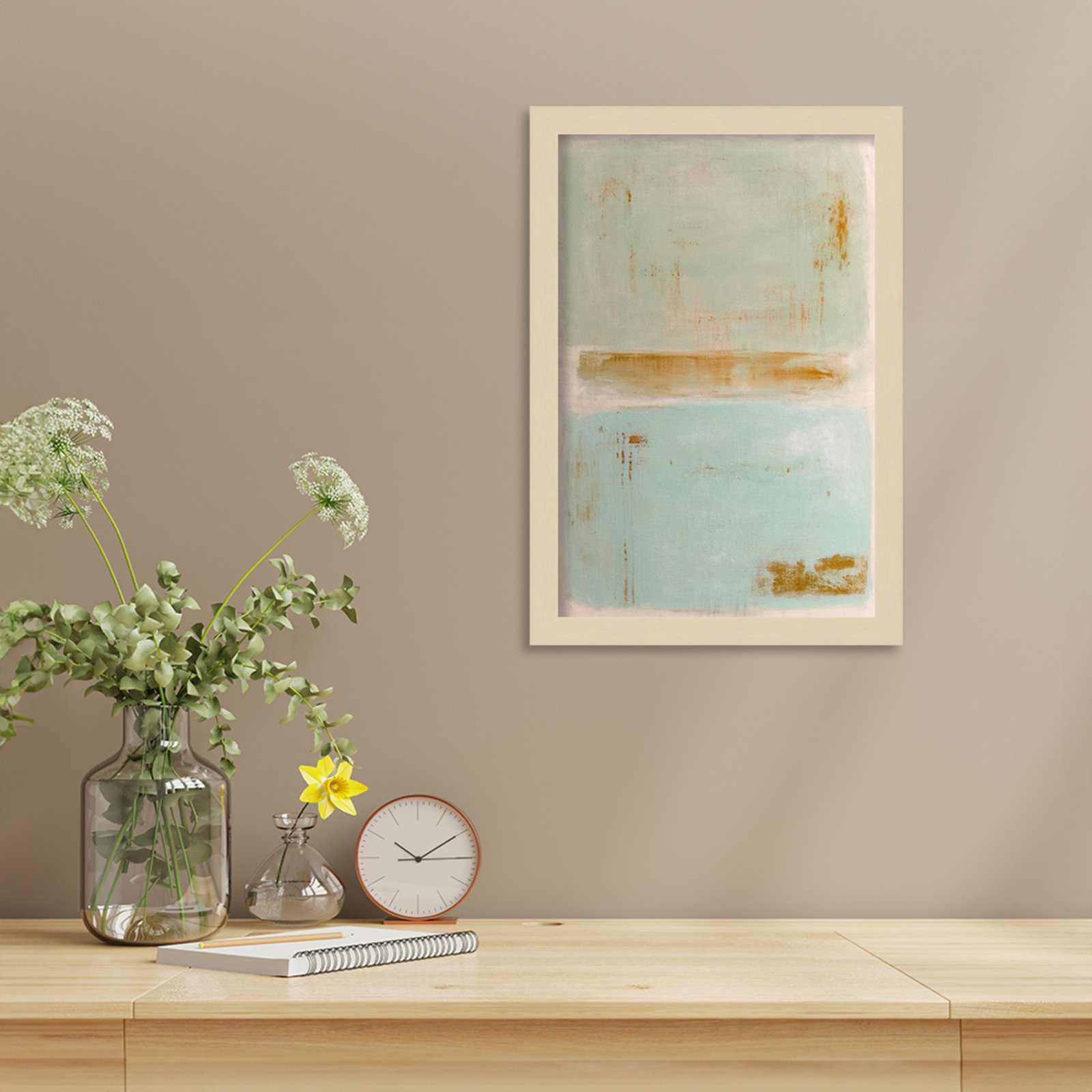 Soft Sided Print by Erin Ashley, 17" H x 12" W, Brown