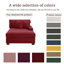 Upholstered Corduroy Modular Chaise Lounge With Armrests & Throw Pillows-212234366-212234367