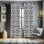 Panneaux de rideaux semi-transparents avec passe-tringle-45985186