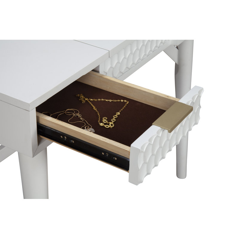 Coiffeuse avec miroir Saail