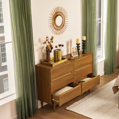 Retrovie 6-Drawer Dresser