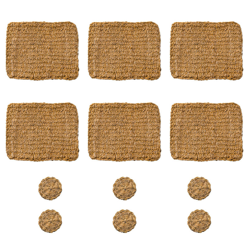 Jute Solid Colour Rectangle Placemat