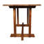 Table de salle à manger moderne moderne en bois d'acacia durable de l 48 po x P 30 po x H 30 po