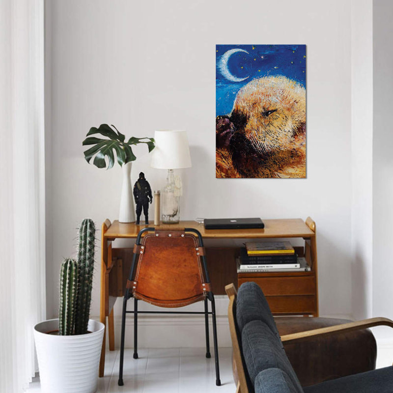 « sea panneaux pup », impression sur toile, H 18 po x l 12 po x P 1,5 po, Toile tendue, Pas de tapis