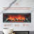 Uptown 42" Infrared Electric Fireplace Insert Heater, Compatible with Alexa & Google Home-120141422