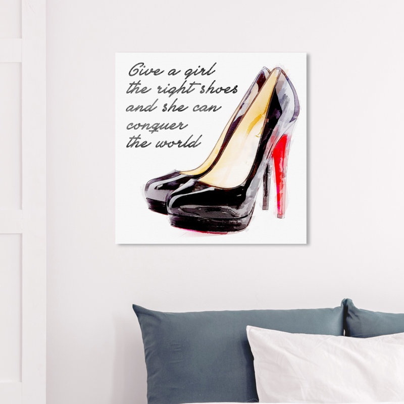 «The Right Shoes V2», impression sur toile, H 30 po x l 30 po