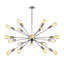 Lustre sphérique spoutnik 18 lumières Hajirah-607070925